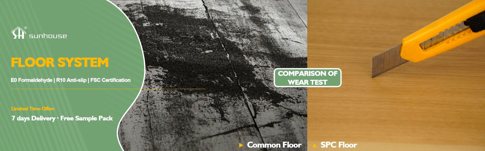 Chất lượng Sàn nhấp chuột SPC nhà máy