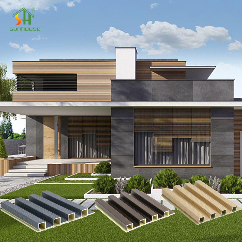 Fire Retardant WPC Wall Panel with 30 Years Service Life and 100% Recycled Material for Eco-Friendly Interior Walls