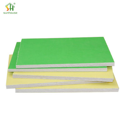 Giá tốt. 4X8 Green Glass Fiber Reinforced Gypsum Board 12mm Water Resistant Plaster Board trực tuyến