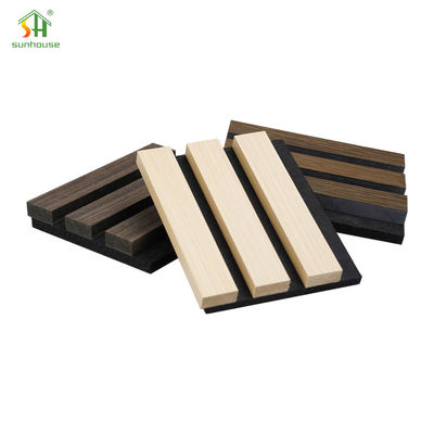 Giá tốt. 1220x2440mm Acoustic Oak Wall Panel Nội thất âm thanh hấp thụ bảng âm thanh cho TV tường trực tuyến