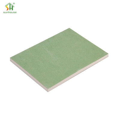 4x8ft nấm mốc chống cháy xếp hạng Gypsum board 12mm tấm tường thô cho ngăn chắn chống cháy