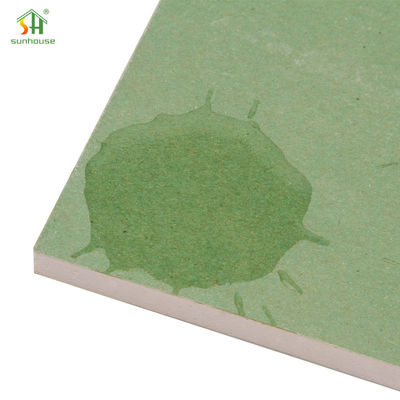 9mm chống ẩm Gypsum Board Đèn nhẹ Gypsum bảng âm thanh ISO chứng nhận