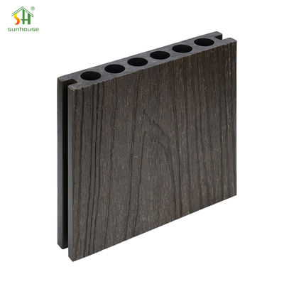 Giá tốt. Hệ thống sàn ngoài trời 6 inch WPC Không phát thải formaldehyde WPC Composite Decking trực tuyến