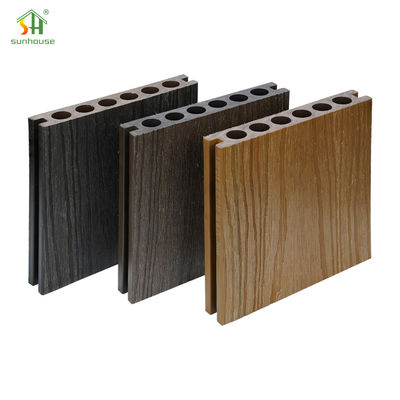 Giá tốt. Chất kháng khuẩn 25mm WPC Deck Planks, WPC gỗ nhựa Composite Decking trực tuyến
