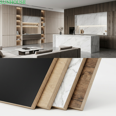 Giá tốt. Melamine đối diện gỗ dán cho tủ quần áo văn phòng và dự án đồ nội thất bán lẻ và cung cấp OEM trực tuyến