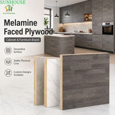 Bảng gỗ dán melamine cho tủ bếp phòng tắm đồ hư hỏng tủ quần áo và đồ nội thất ẩm
